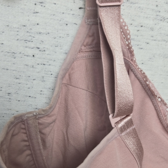 Soma Modal and Lace Unlined Bra Adobe Rose Pink - Picture 6 of 8